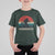 Retro Bigfoot Fishing T Shirt For Kid Funny Retro Sasquatch Bassquatch Fisherman - Wonder Print Shop