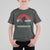 Retro Bigfoot Fishing T Shirt For Kid Funny Retro Sasquatch Bassquatch Fisherman - Wonder Print Shop