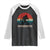Retro Bigfoot Fishing Raglan Shirt Funny Retro Sasquatch Bassquatch Fisherman - Wonder Print Shop