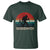 Retro Bigfoot Fishing T Shirt Funny Retro Sasquatch Bassquatch Fisherman - Wonder Print Shop