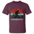 Retro Bigfoot Fishing T Shirt Funny Retro Sasquatch Bassquatch Fisherman - Wonder Print Shop