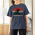 Retro Bigfoot Fishing T Shirt For Women Funny Retro Sasquatch Bassquatch Fisherman - Wonder Print Shop