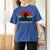 Retro Bigfoot Fishing T Shirt For Women Funny Retro Sasquatch Bassquatch Fisherman - Wonder Print Shop
