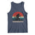Retro Bigfoot Fishing Tank Top Funny Retro Sasquatch Bassquatch Fisherman - Wonder Print Shop