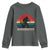 Retro Bigfoot Fishing Youth Sweatshirt Funny Retro Sasquatch Bassquatch Fisherman - Wonder Print Shop