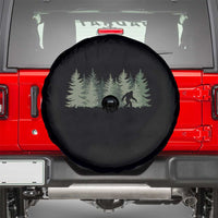 Bigfoot In The Forest Sasquatch Yeti Spare Tire Cover - Wonder Print Shop