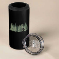 Bigfoot In The Forest Sasquatch Yeti 4 in 1 Can Cooler Tumbler - Wonder Print Shop