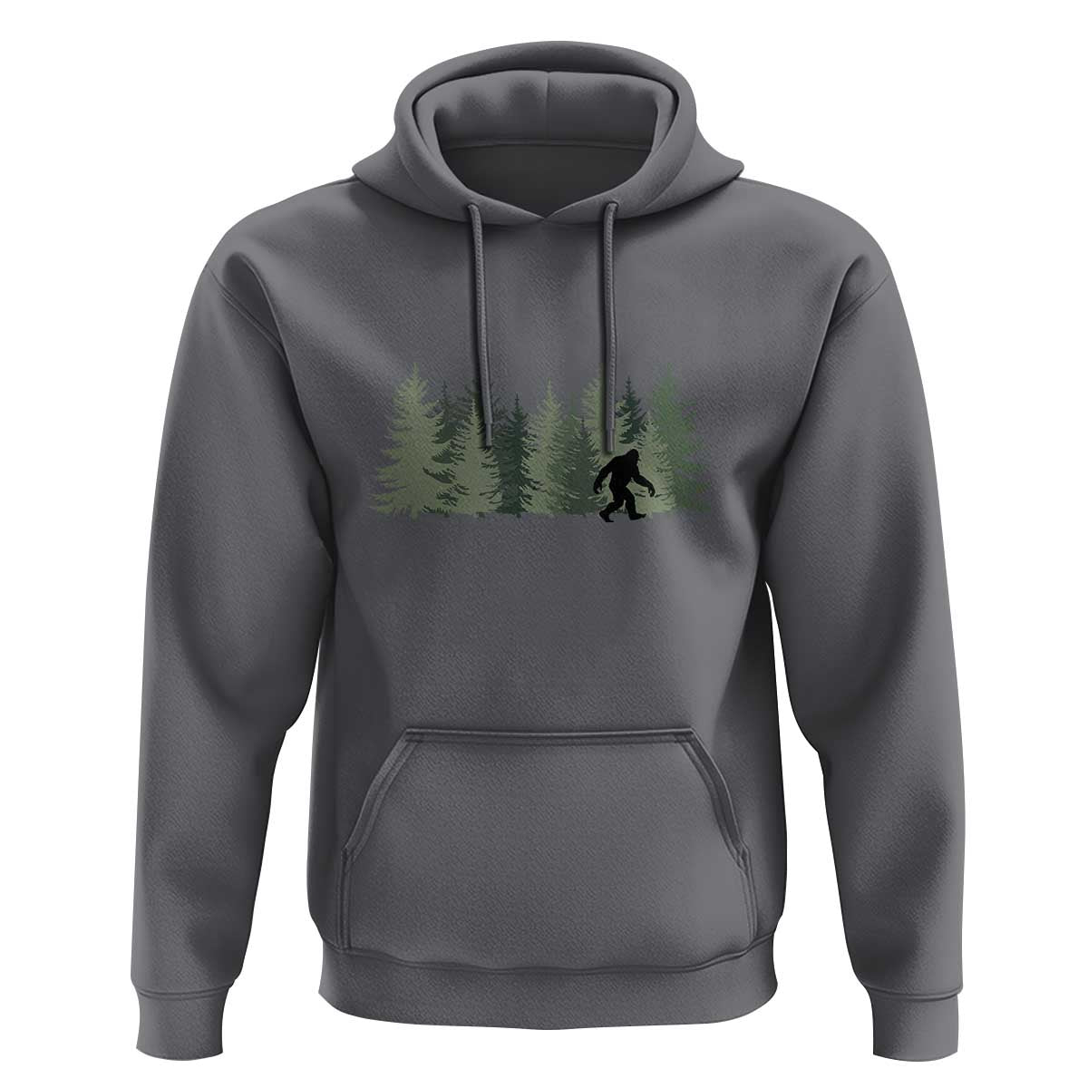 Bigfoot In The Forest Sasquatch Yeti Hoodie - Wonder Print Shop