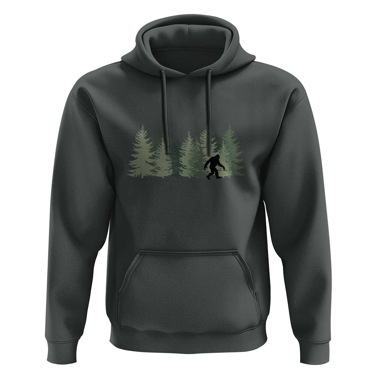 Bigfoot In The Forest Sasquatch Yeti Hoodie - Wonder Print Shop