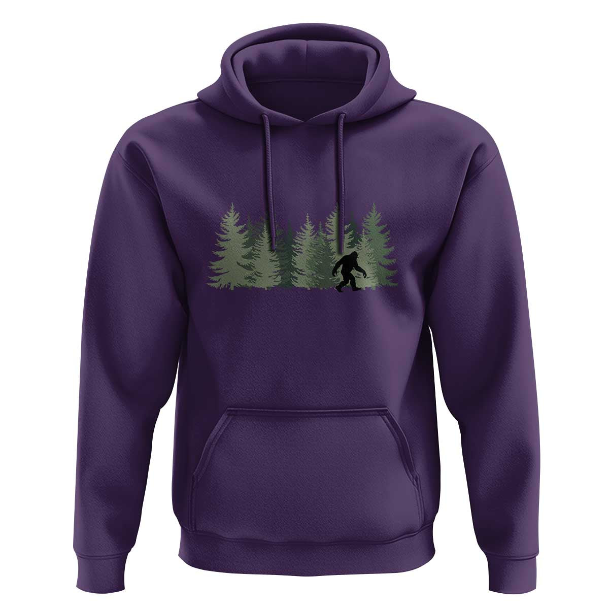 Bigfoot In The Forest Sasquatch Yeti Hoodie - Wonder Print Shop