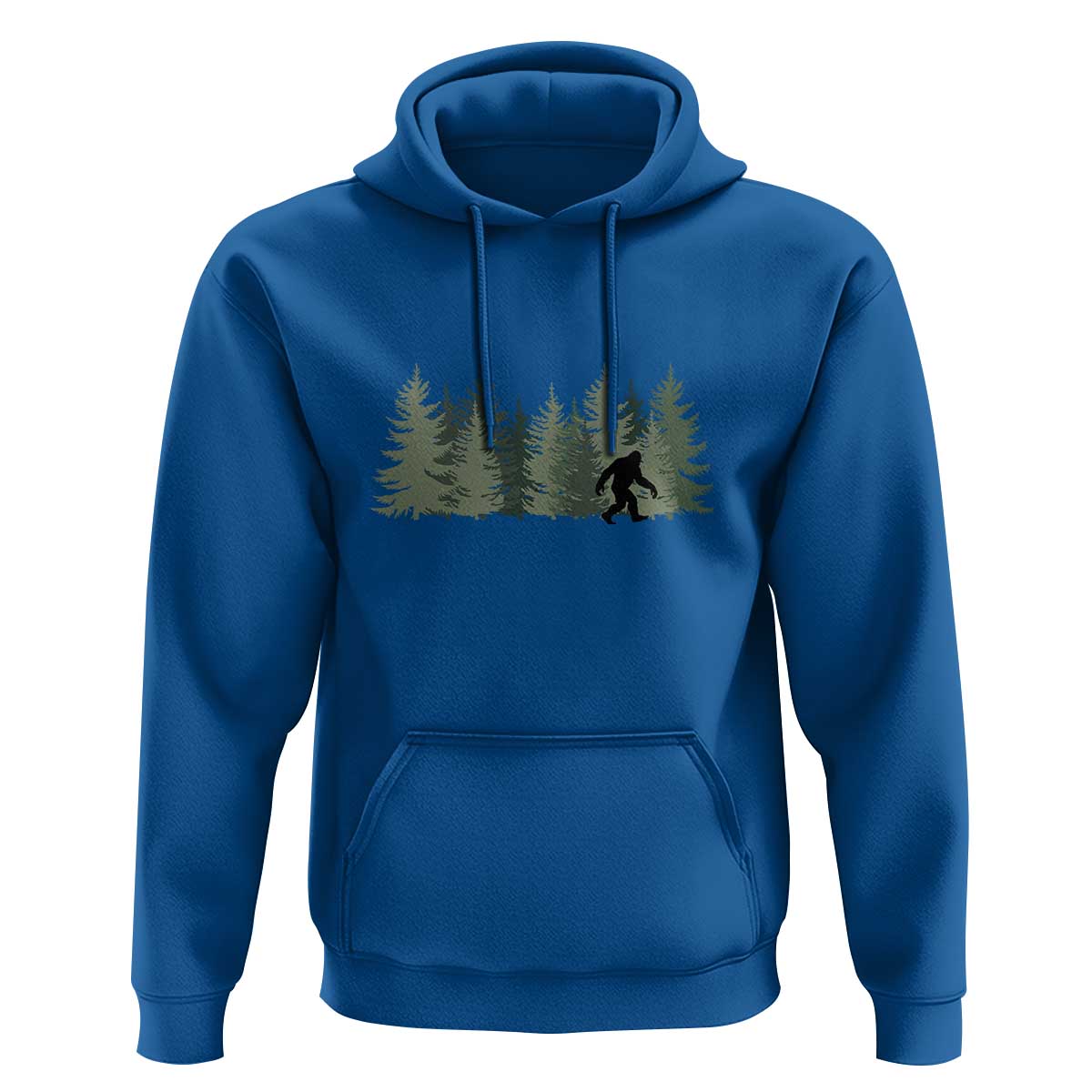 Bigfoot In The Forest Sasquatch Yeti Hoodie - Wonder Print Shop