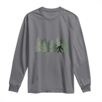 Bigfoot In The Forest Sasquatch Yeti Long Sleeve Shirt - Wonder Print Shop