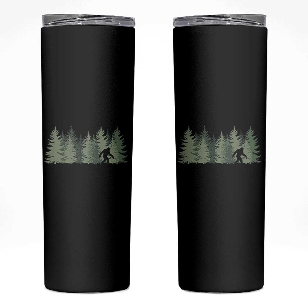 Bigfoot In The Forest Sasquatch Yeti Skinny Tumbler - Wonder Print Shop