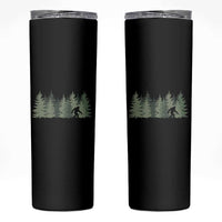 Bigfoot In The Forest Sasquatch Yeti Skinny Tumbler - Wonder Print Shop
