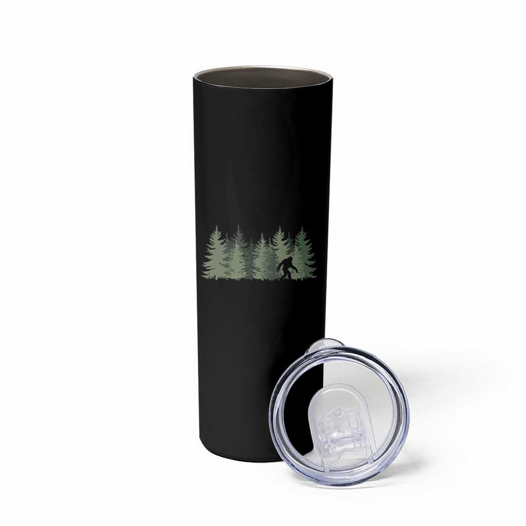 Bigfoot In The Forest Sasquatch Yeti Skinny Tumbler - Wonder Print Shop