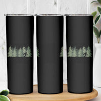 Bigfoot In The Forest Sasquatch Yeti Skinny Tumbler - Wonder Print Shop