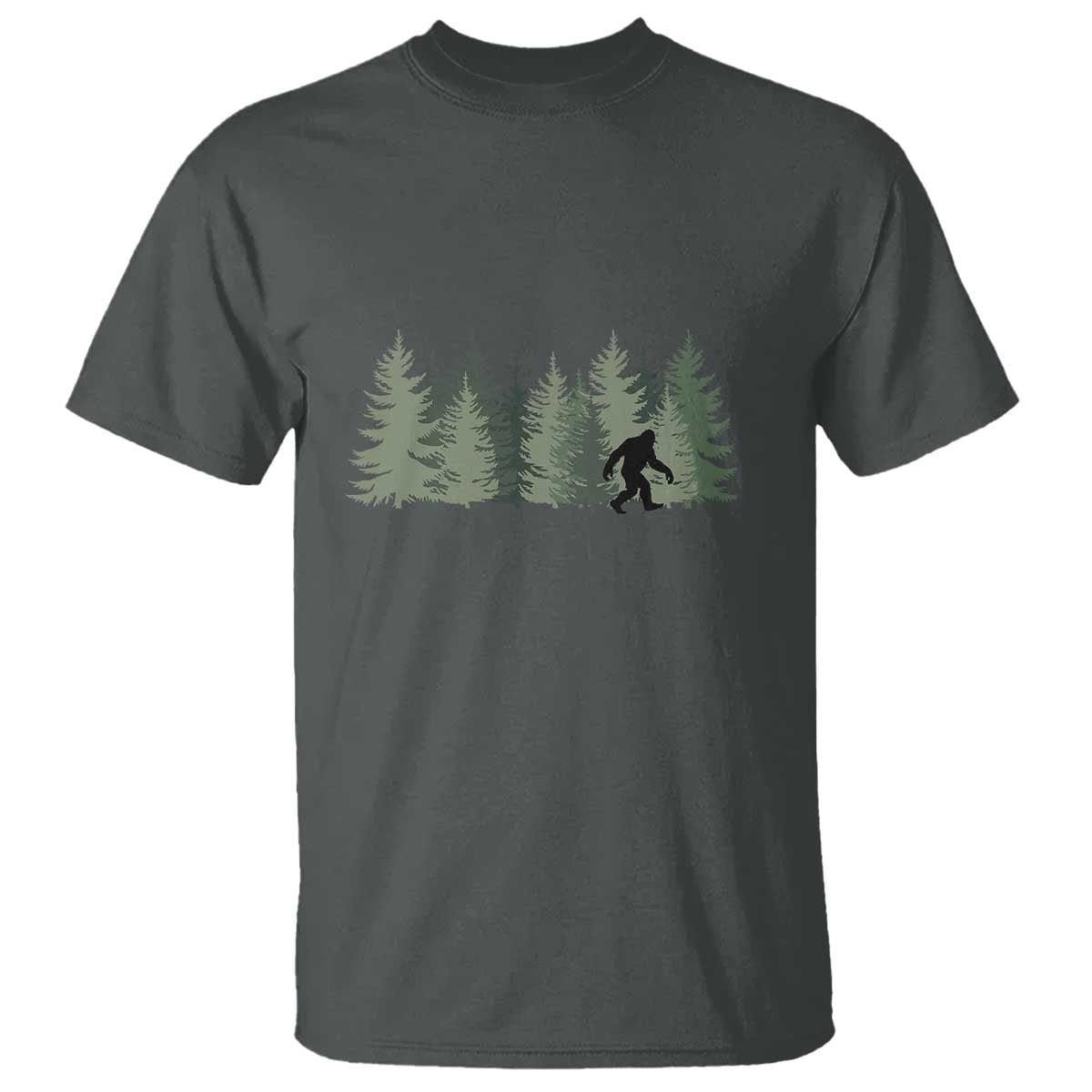 Bigfoot In The Forest Sasquatch Yeti T Shirt - Wonder Print Shop