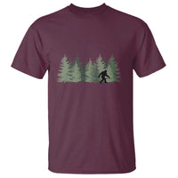 Bigfoot In The Forest Sasquatch Yeti T Shirt - Wonder Print Shop