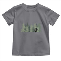 Bigfoot In The Forest Sasquatch Yeti Toddler T Shirt - Wonder Print Shop