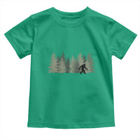 Bigfoot In The Forest Sasquatch Yeti Toddler T Shirt - Wonder Print Shop