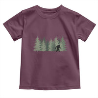 Bigfoot In The Forest Sasquatch Yeti Toddler T Shirt - Wonder Print Shop