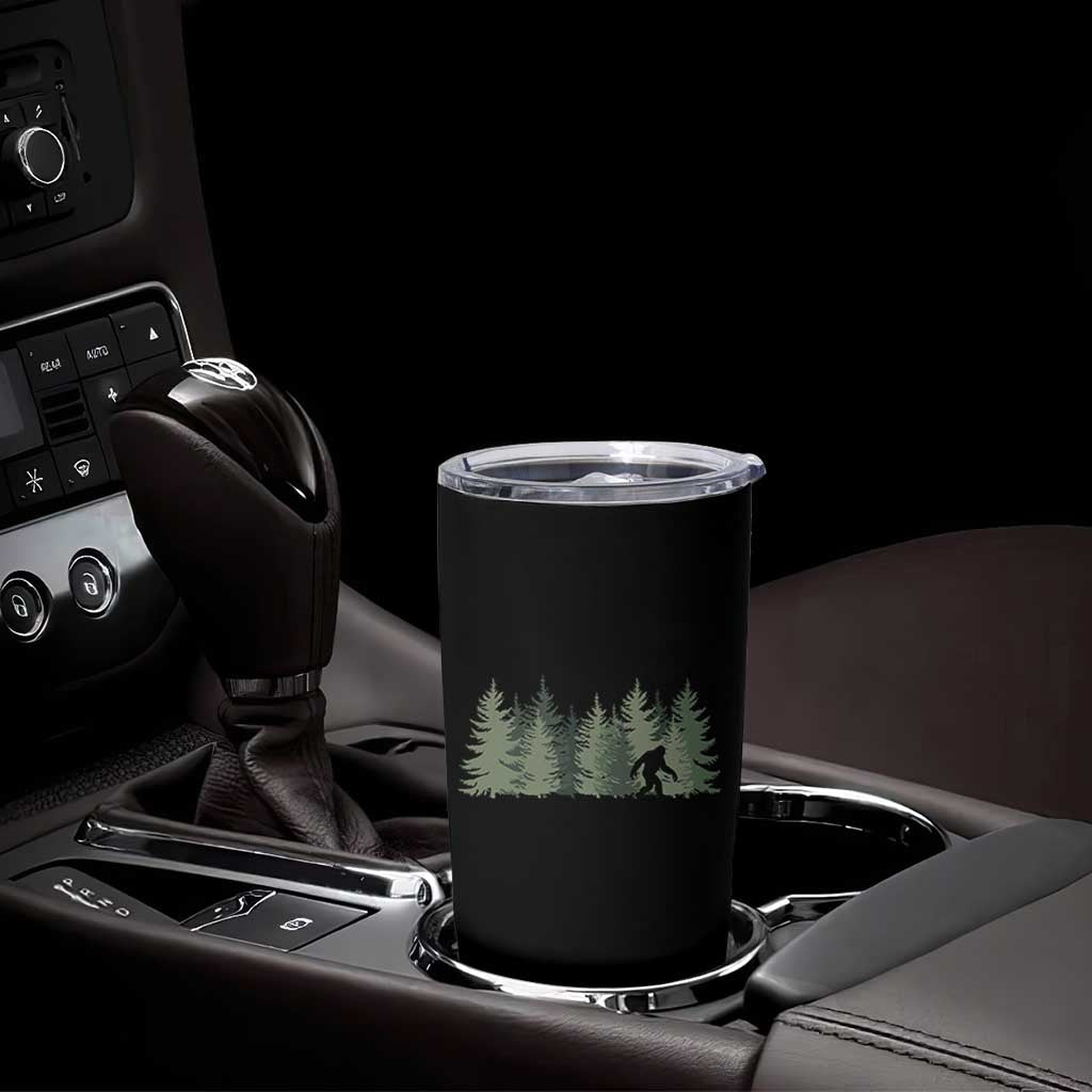 Bigfoot In The Forest Sasquatch Yeti Tumbler Cup - Wonder Print Shop