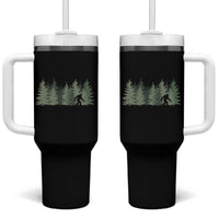 Bigfoot In The Forest Sasquatch Yeti Tumbler With Handle - Wonder Print Shop