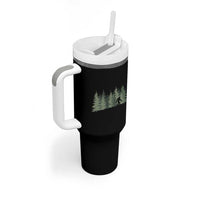 Bigfoot In The Forest Sasquatch Yeti Tumbler With Handle - Wonder Print Shop