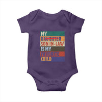 My Son In Law Is My Favorite Child Baby Onesie Funny Replaced Daughter - Wonder Print Shop