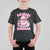 Skibidi Rizzmas Christmas T Shirt For Kid Rizz Santa Pink Bubble Gum Funny Xmas Girl Kids Gen Alpha - Wonder Print Shop
