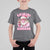 Skibidi Rizzmas Christmas T Shirt For Kid Rizz Santa Pink Bubble Gum Funny Xmas Girl Kids Gen Alpha - Wonder Print Shop