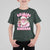 Skibidi Rizzmas Christmas T Shirt For Kid Rizz Santa Pink Bubble Gum Funny Xmas Girl Kids Gen Alpha - Wonder Print Shop