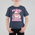 Skibidi Rizzmas Christmas T Shirt For Kid Rizz Santa Pink Bubble Gum Funny Xmas Girl Kids Gen Alpha - Wonder Print Shop