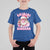 Skibidi Rizzmas Christmas T Shirt For Kid Rizz Santa Pink Bubble Gum Funny Xmas Girl Kids Gen Alpha - Wonder Print Shop