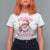 Skibidi Rizzmas Christmas T Shirt For Women Rizz Santa Pink Bubble Gum Funny Xmas Girl Kids Gen Alpha - Wonder Print Shop