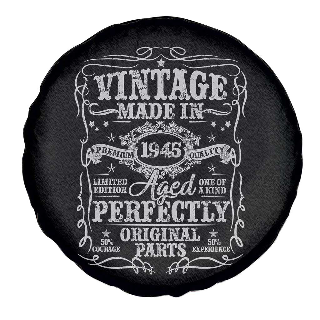80th Birthday Gift Spare Tire Cover Vintage Born 1945 Turning 80 Year Old - Wonder Print Shop