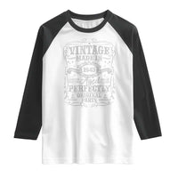 80th Birthday Gift Raglan Shirt Vintage Born 1945 Turning 80 Year Old - Wonder Print Shop