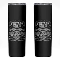 80th Birthday Gift Skinny Tumbler Vintage Born 1945 Turning 80 Year Old - Wonder Print Shop