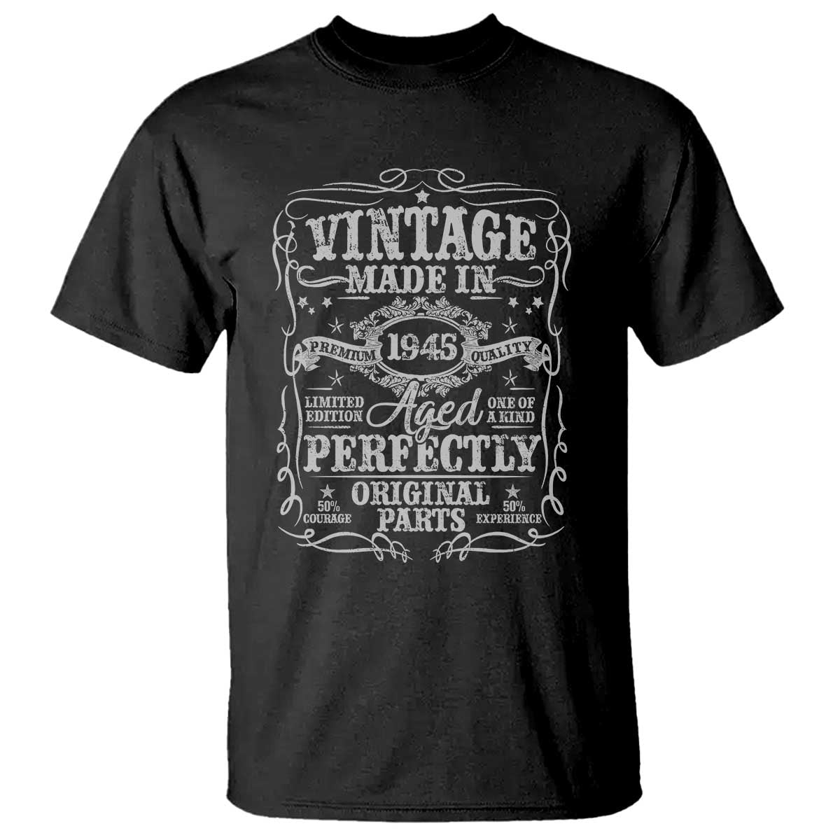 80th Birthday Gift T Shirt Vintage Born 1945 Turning 80 Year Old - Wonder Print Shop