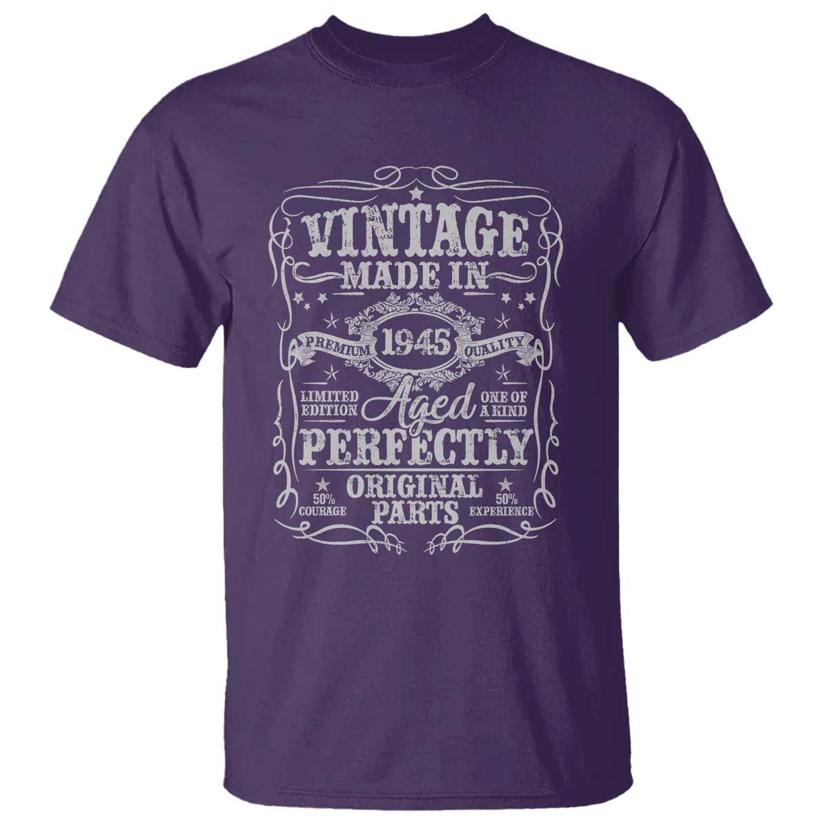 80th Birthday Gift T Shirt Vintage Born 1945 Turning 80 Year Old - Wonder Print Shop