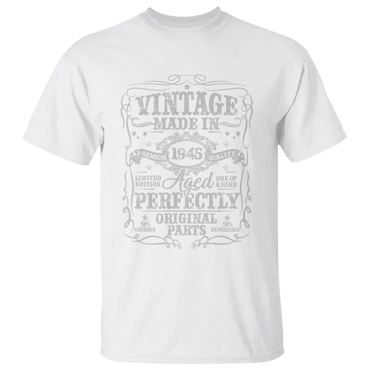 80th Birthday Gift T Shirt Vintage Born 1945 Turning 80 Year Old - Wonder Print Shop