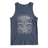 80th Birthday Gift Tank Top Vintage Born 1945 Turning 80 Year Old - Wonder Print Shop