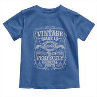 80th Birthday Gift Toddler T Shirt Vintage Born 1945 Turning 80 Year Old - Wonder Print Shop