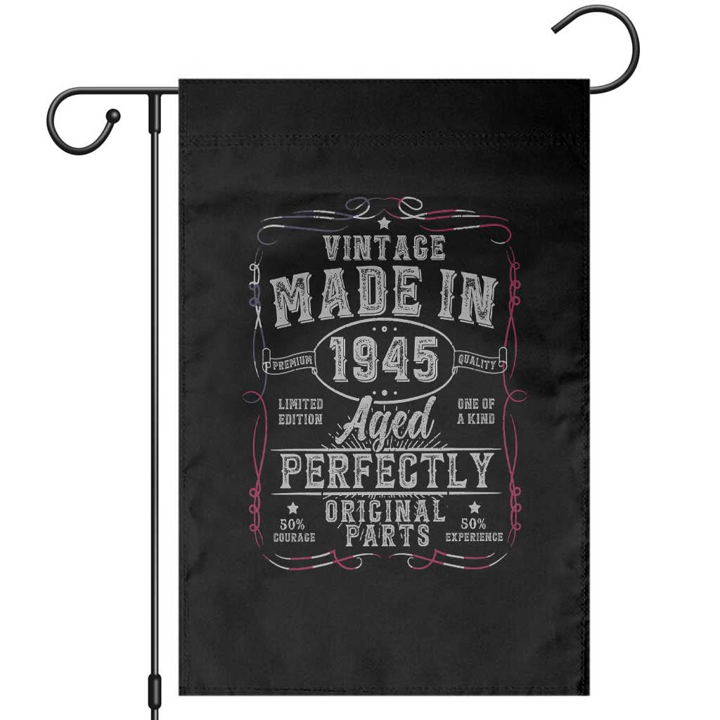 Vintage 1945 Garden Flag Aged Perfectly 80th Birthday Gift American Flag - Wonder Print Shop