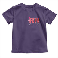 Personalized Registered Nurse Toddler T Shirt Custom Name Cute Nurse Gift Valentines Day Heart