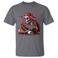 Valentine Skeleton Gamer T Shirt Video Gaming Kids Boys