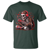 Valentine Skeleton Gamer T Shirt Video Gaming Kids Boys