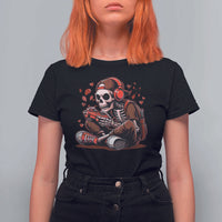 Valentine Skeleton Gamer T Shirt For Women Video Gaming Kids Boys