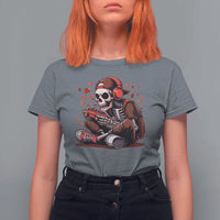 Valentine Skeleton Gamer T Shirt For Women Video Gaming Kids Boys