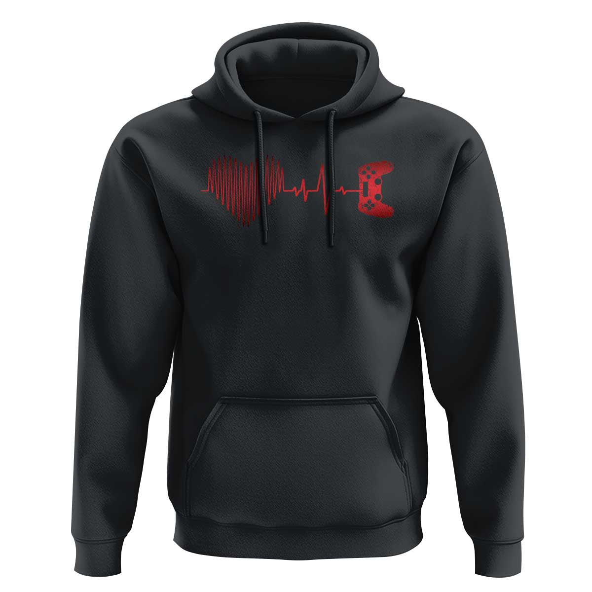 Valentine Gamer Hoodie Heartbeat Video Games Gaming Boys